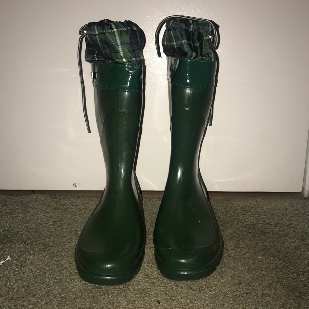Tommy Hilfiger calf high rain boots - Picture 1 of 2